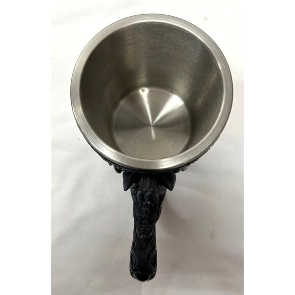 Game Of Thrones Inspired Dragon Handle Mug With Sword Design Stainless Steel Inn - Picture 6 of 7